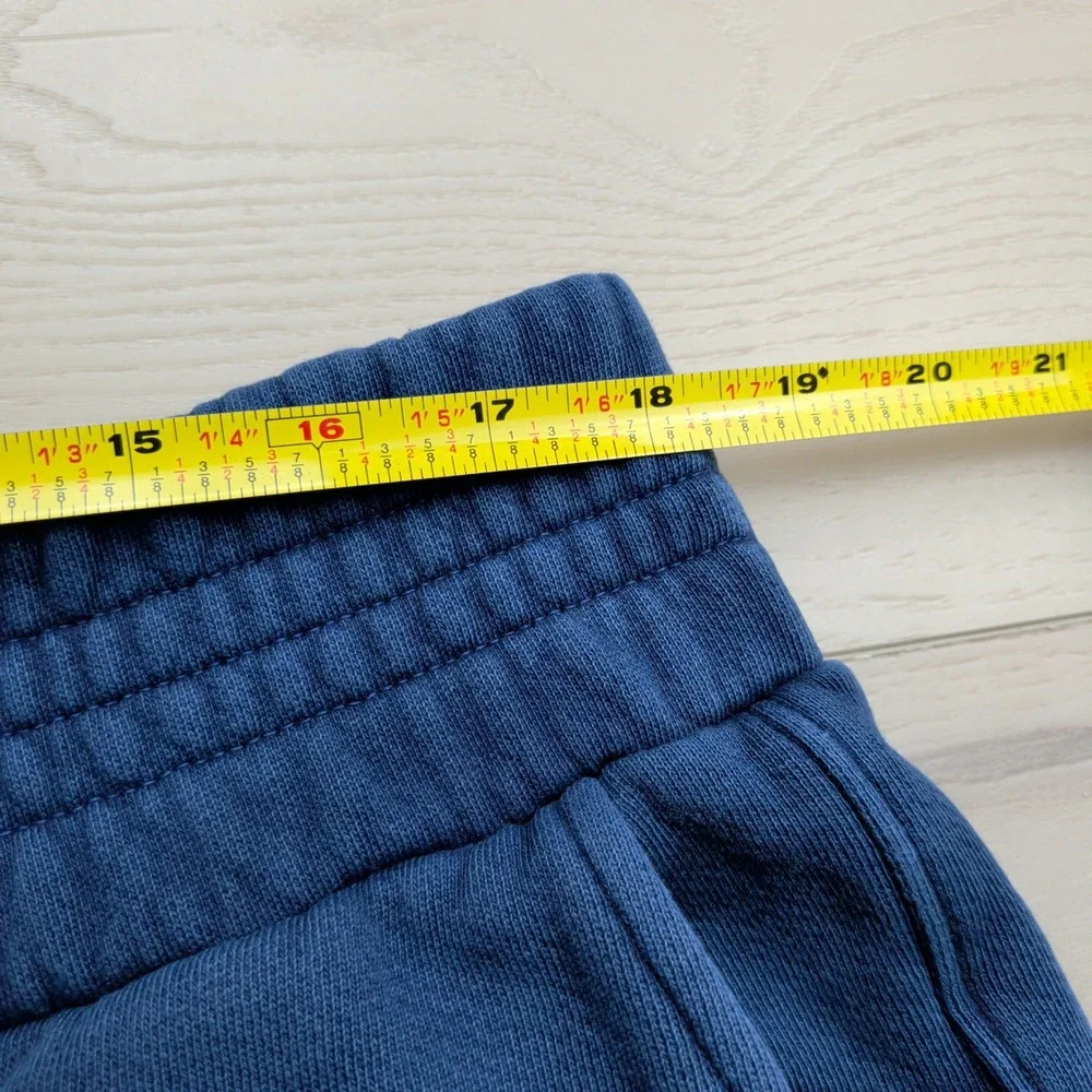 Les Tien Heavyweight Yacht Shorts Mens XL Blue Structured Fleece Made in USA
